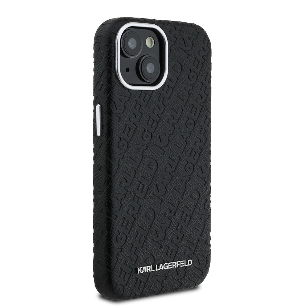 Karl Lagerfeld iPhone 14 Orjinal Lisanslı PU Deri Damgalı Metal Yazı Logolu Telefon Kılıfı Karl Lagerfeld iPhone 14 Orjinal Lisanslı PU Deri Damgalı Metal Yazı Logolu Telefon Kılıfı